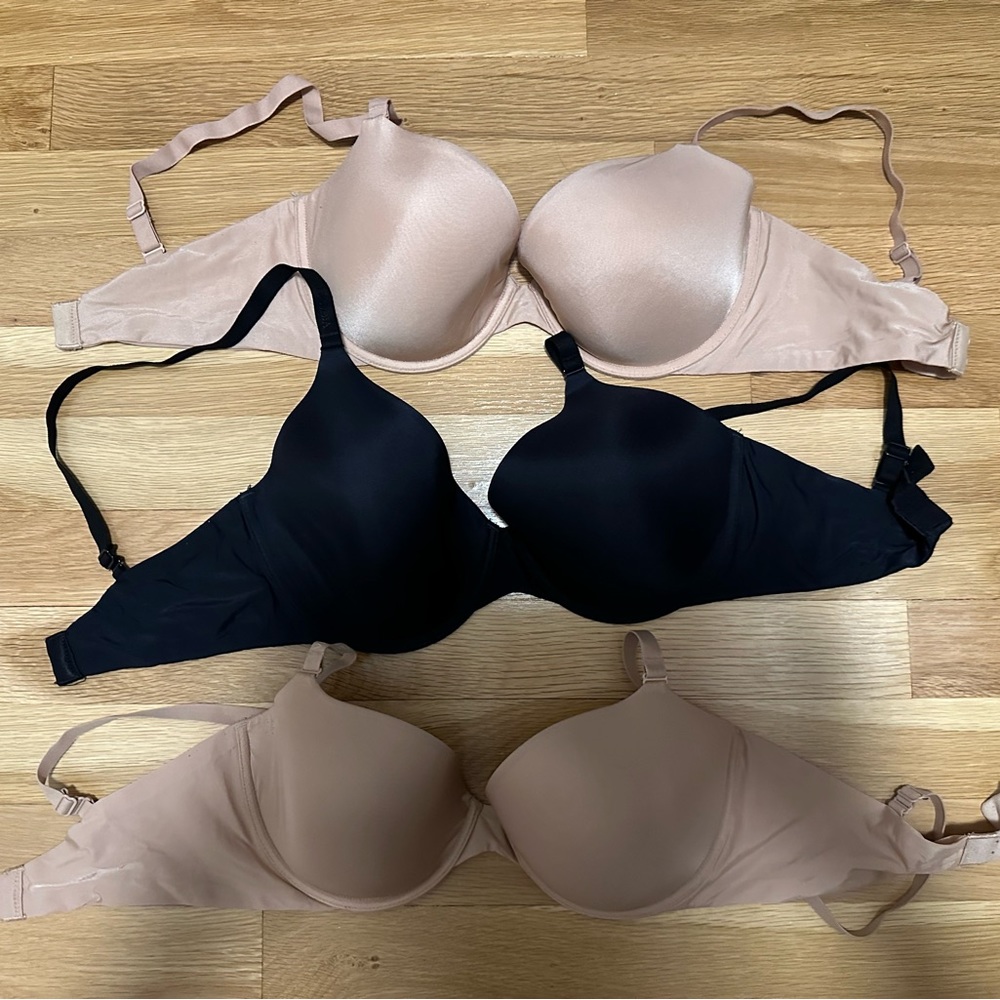 3 Victoria's Secret Size 34D Bras